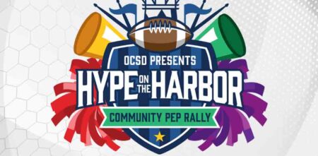 Hype on the Harbor: A Community Pep Rally, presented by Okaloosa County School District graphic