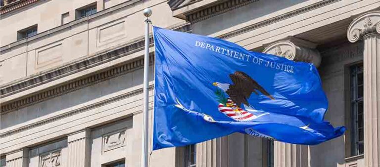 U.S. Department of Justice flag