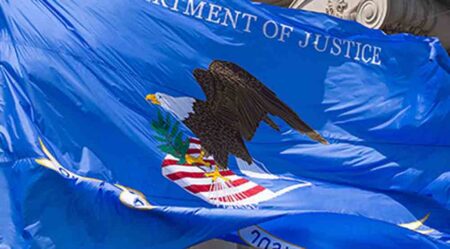 U.S. Department of Justice flag