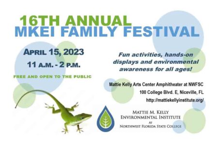 Event poster for Mattie M. Kelly Environmental Institute 2023 Family Festival