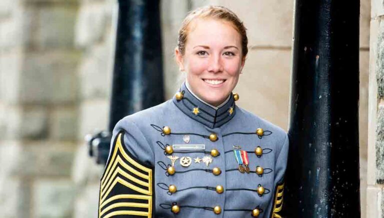 Portrait of Alicyn Grete in uniform