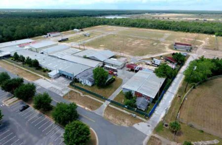 aerial view of the Northwest Florida Fairgrounds