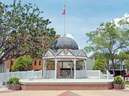 gazebo in downtown Ocala, Florida