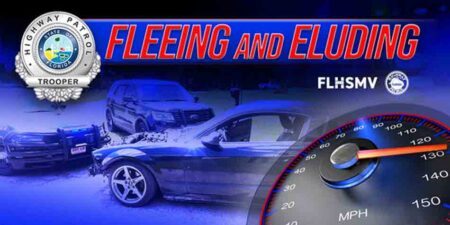 Florida Highway Patrol (FHP) fleeing and eluding illustration header