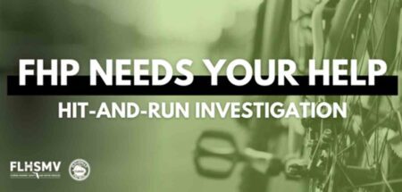 FHP hit-and-run banner illustration
