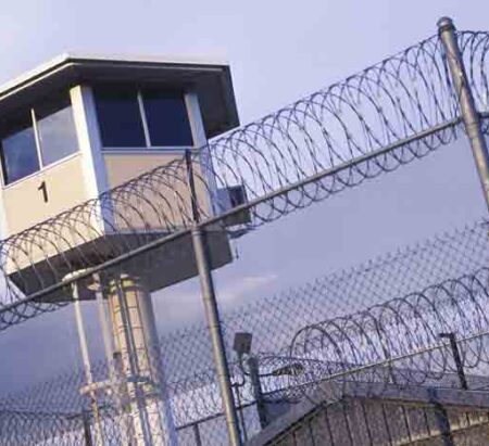 Watch tower at a state prison