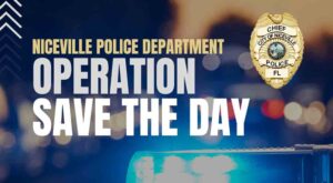 Niceville Police Department Operation Save the Day illustration