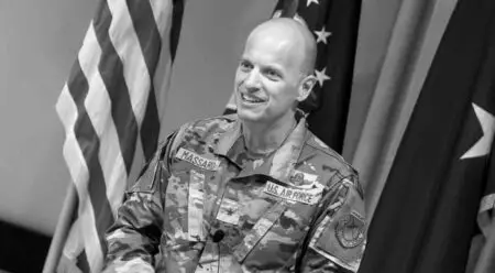 Brig. Gen. Mark Massaro in fatigues