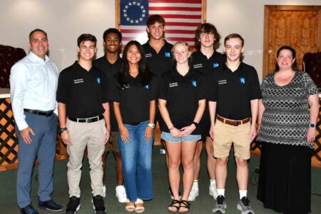 Group photo of the 2024–2025 Niceville Youth Advisory Council members and mentors