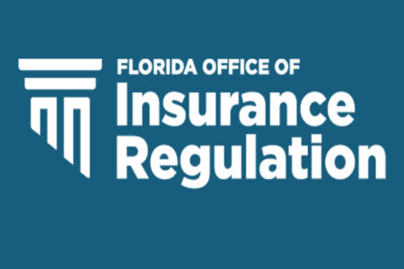 Florida Office of Insurance Regulation logo on blue background