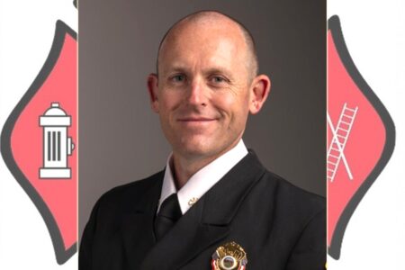Incoming Niceville Fire Chief Alex Kukulus in uniform