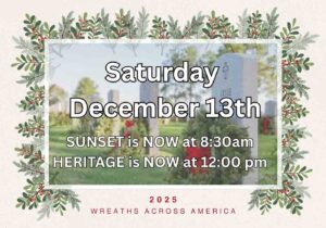 Wreaths Across America adjusts ceremony times ahead of Niceville Christmas parade Rows of white headstones with holiday wreaths