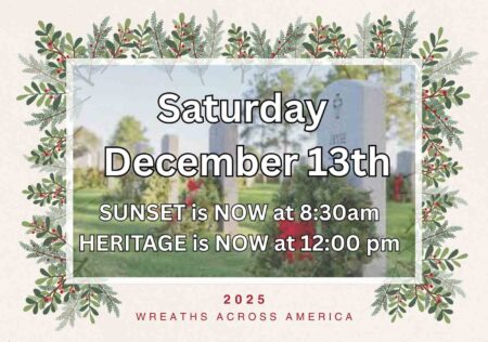 Wreaths Across America adjusts ceremony times ahead of Niceville Christmas parade Rows of white headstones with holiday wreaths
