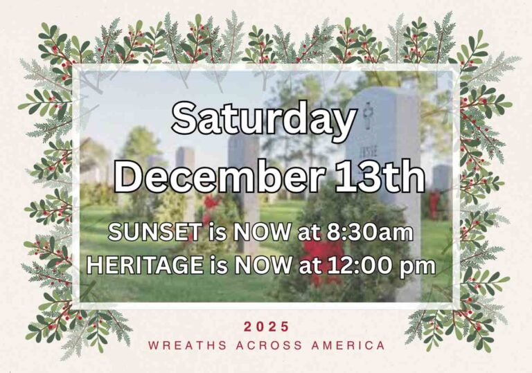 Wreaths Across America adjusts ceremony times ahead of Niceville Christmas parade Rows of white headstones with holiday wreaths