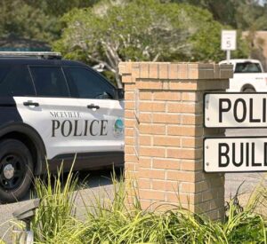 Multi-agency search ends with patient found near Bayou Plaza A Niceville Police Department patrol SUV is parked near a brick sign outside a police facility in Niceville, Florida.