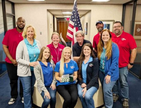 Regional award recognizes Eglin FCU marketing campaign Eglin Federal Credit Union Marketing Department team members gather with the 2026 SPRF Lantern Award of Merit.