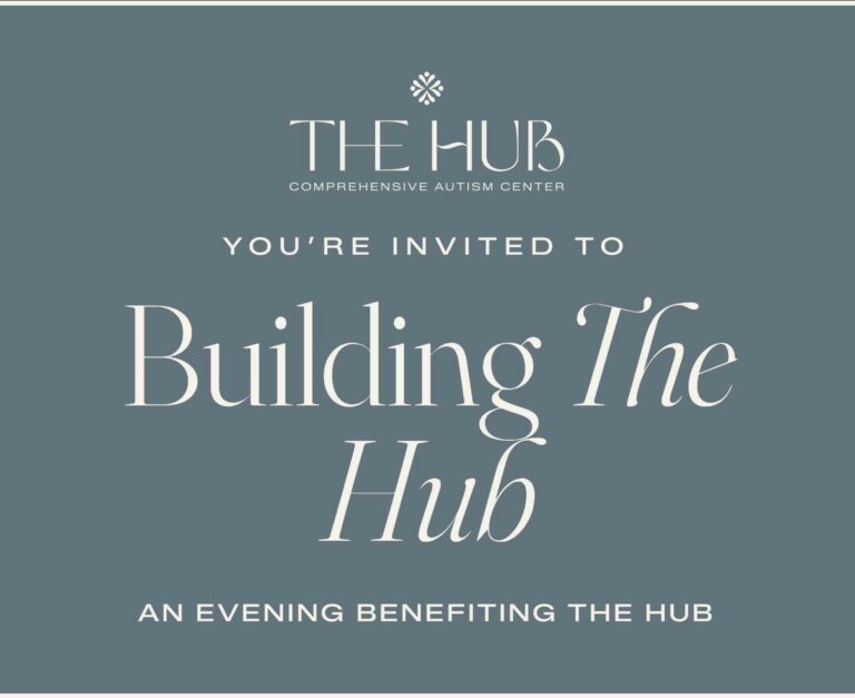 Saturday fundraiser supports new autism center in Okaloosa Building The Hub fundraising event invitation for The Hub Comprehensive Autism Center, scheduled for October 24, 2026, at The Barn at Water Oaks Farm in Laurel Hill, Florida.